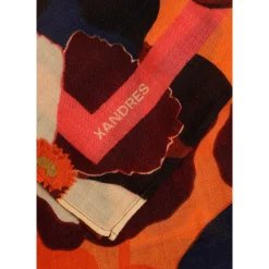 Xandres Écharpe en laine à motif floral-Femme Accessoires|Echarpes