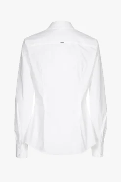 Xandres Chemise en coton blanc à manches longues-Femme Essentials|Blouses
