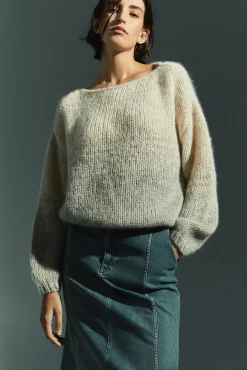 Xandres Chemise surdimensionnée à rayures-Femme Pulls & Cardigans
