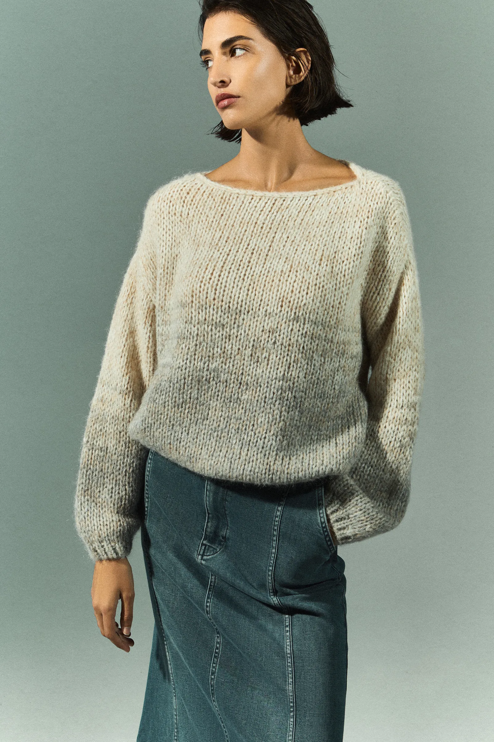 Xandres Chemise surdimensionnée à rayures-Femme Pulls & Cardigans