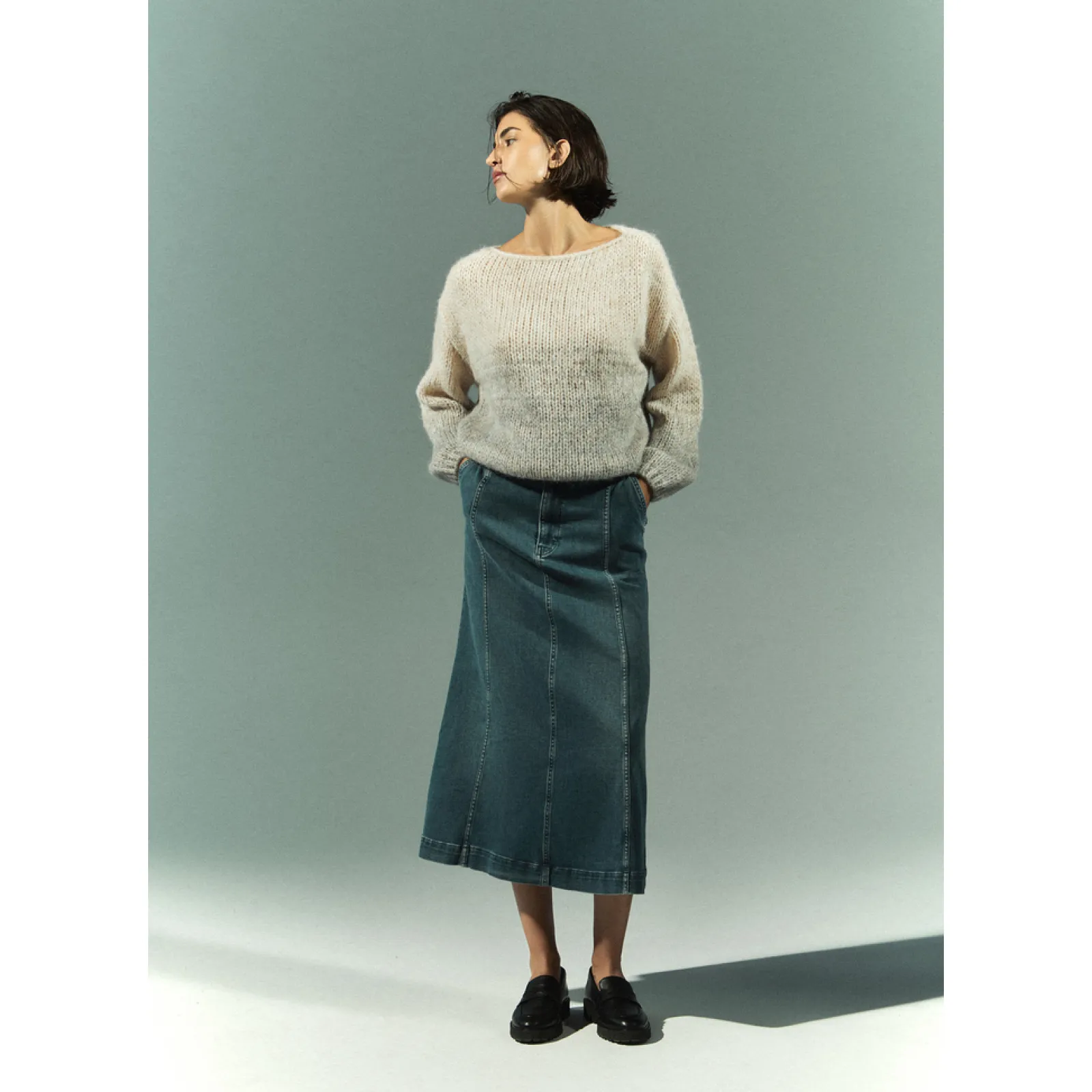 Xandres Chemise surdimensionnée à rayures-Femme Pulls & Cardigans