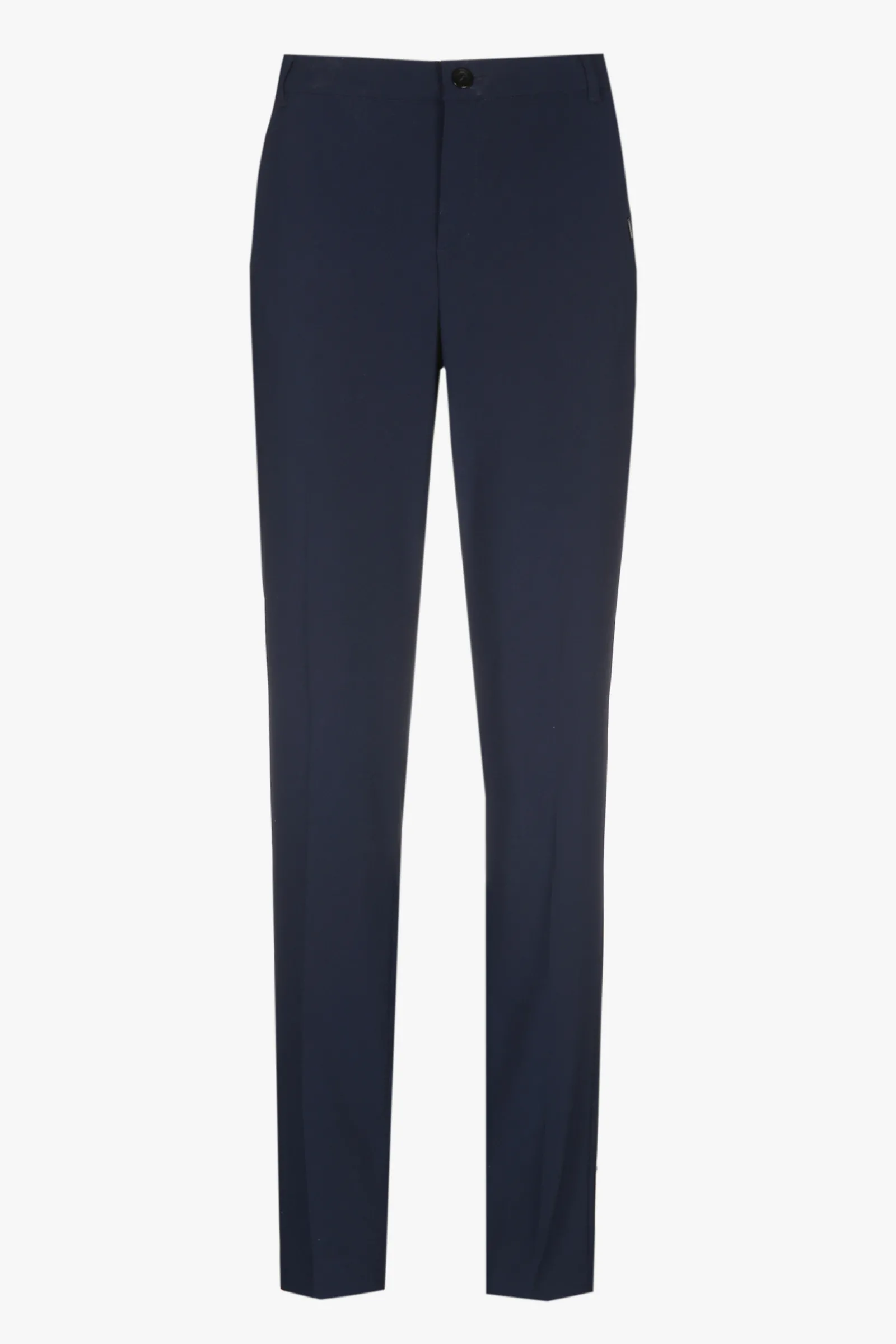 Xandres Chino bleu foncé infroissable-Femme Essentials|Pantalons