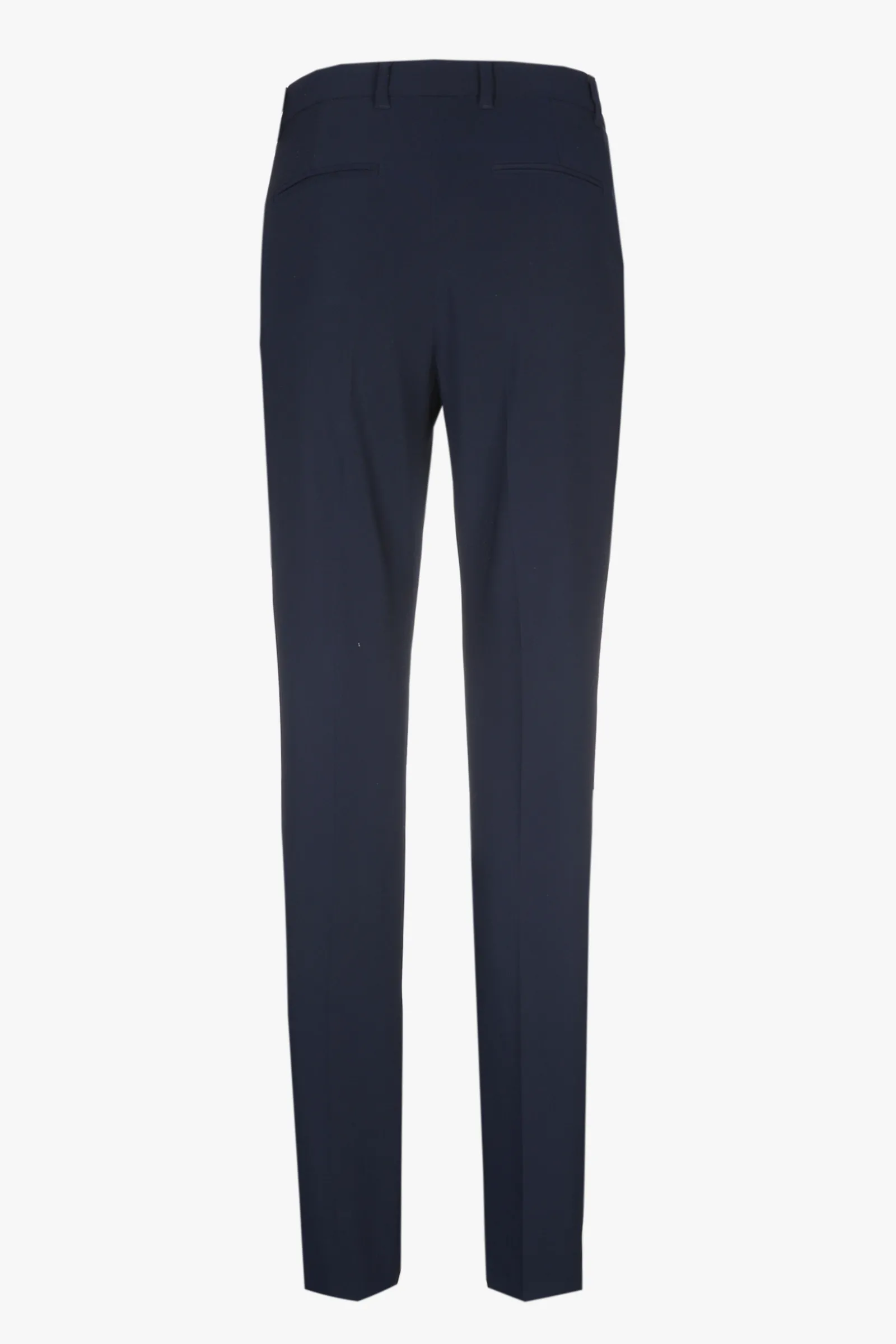 Xandres Chino bleu foncé infroissable-Femme Essentials|Pantalons