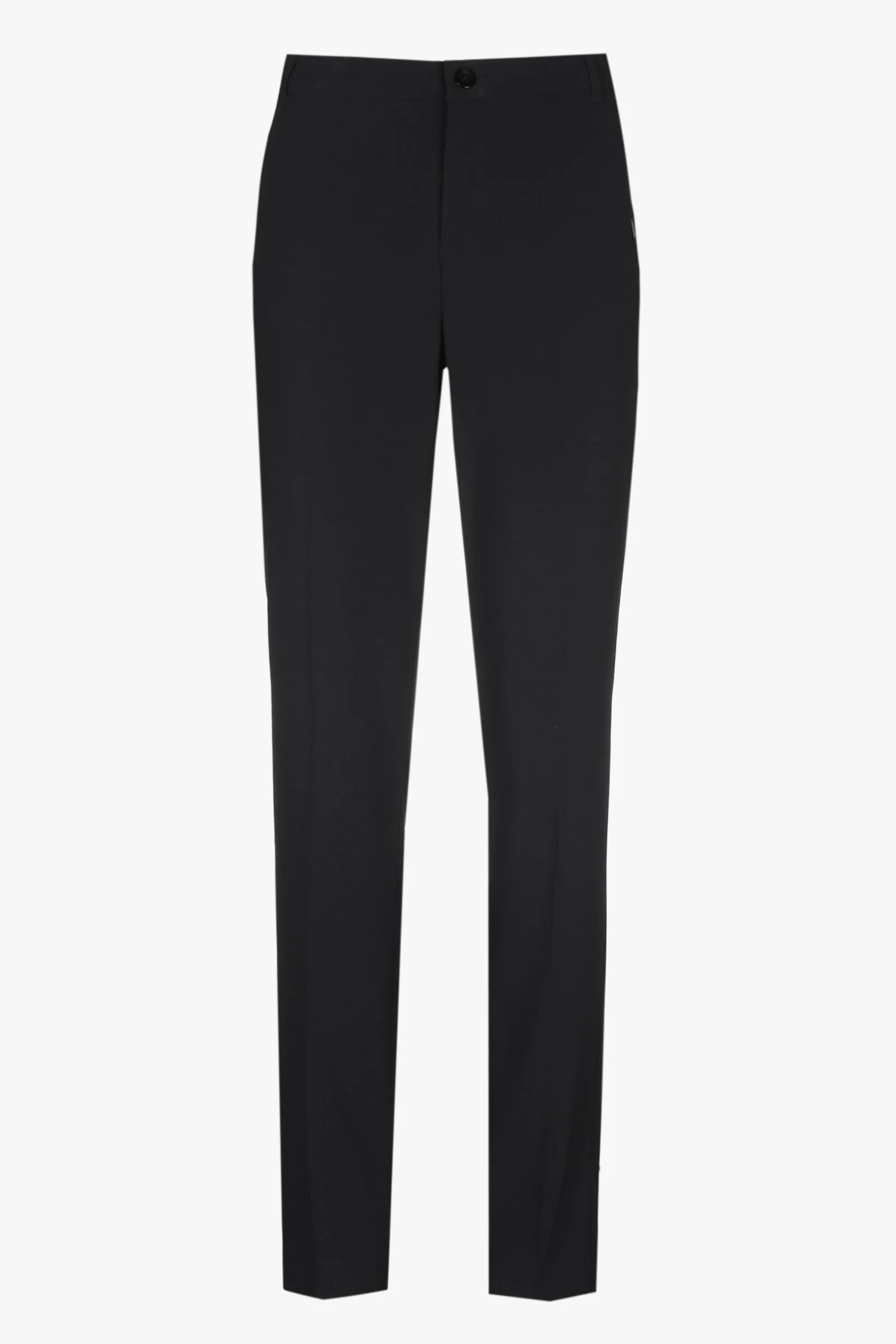 Xandres Chino noir infroissable-Femme Essentials|Pantalons