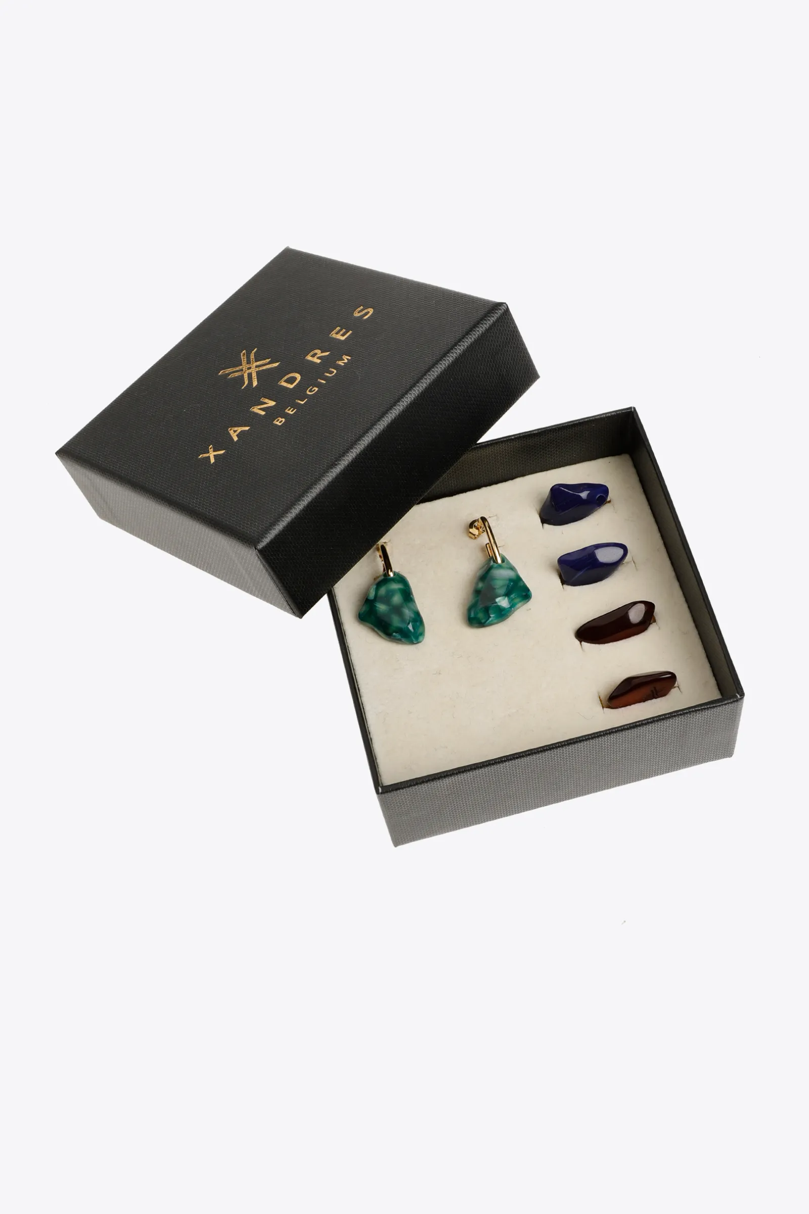 Xandres Coffret contenant trois paires de boucles d’oreilles-Femme Accessoires