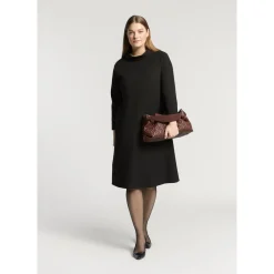 Xandres Confortable robe en crêpe-Femme Xandres Plus|Robes