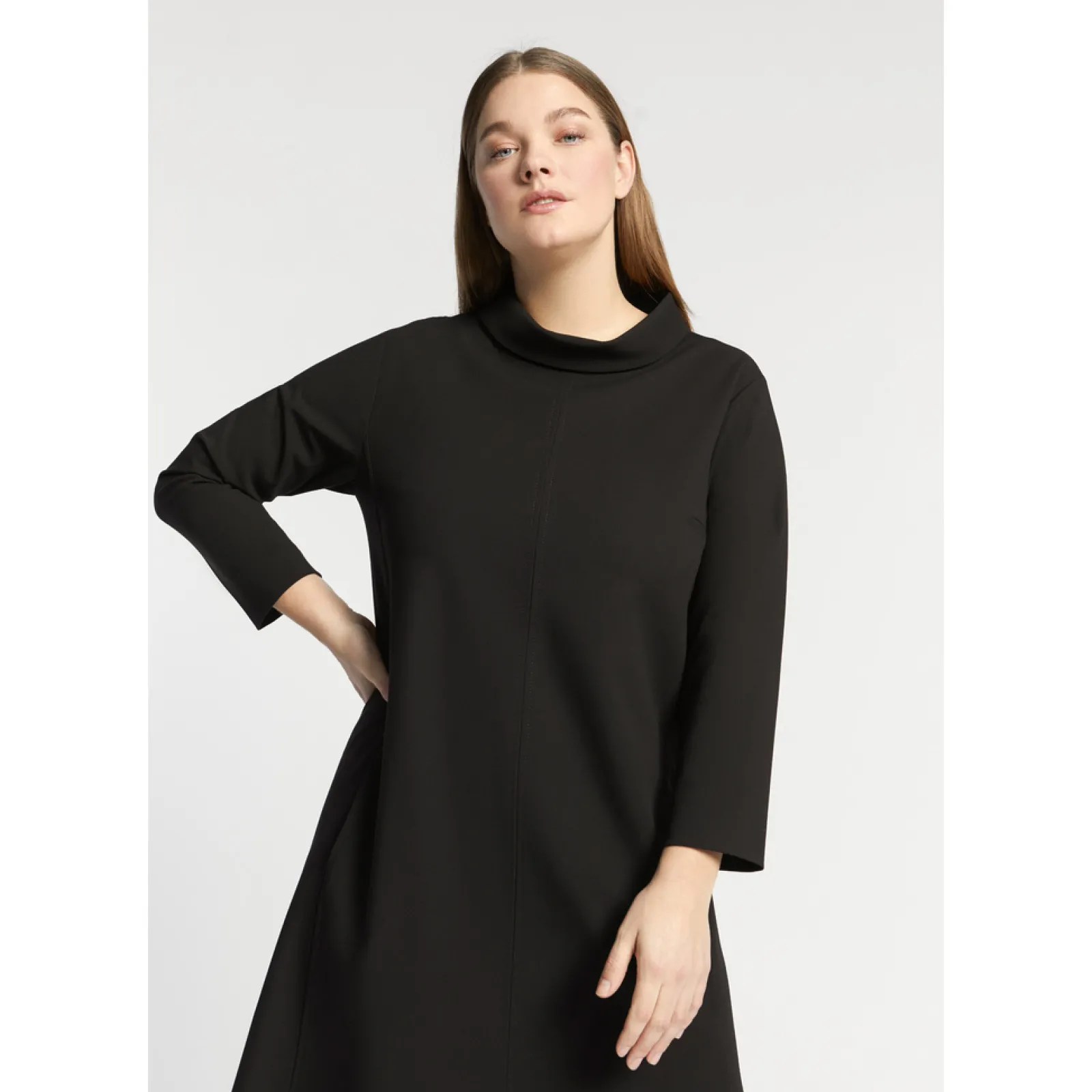 Xandres Confortable robe en crêpe-Femme Xandres Plus|Robes