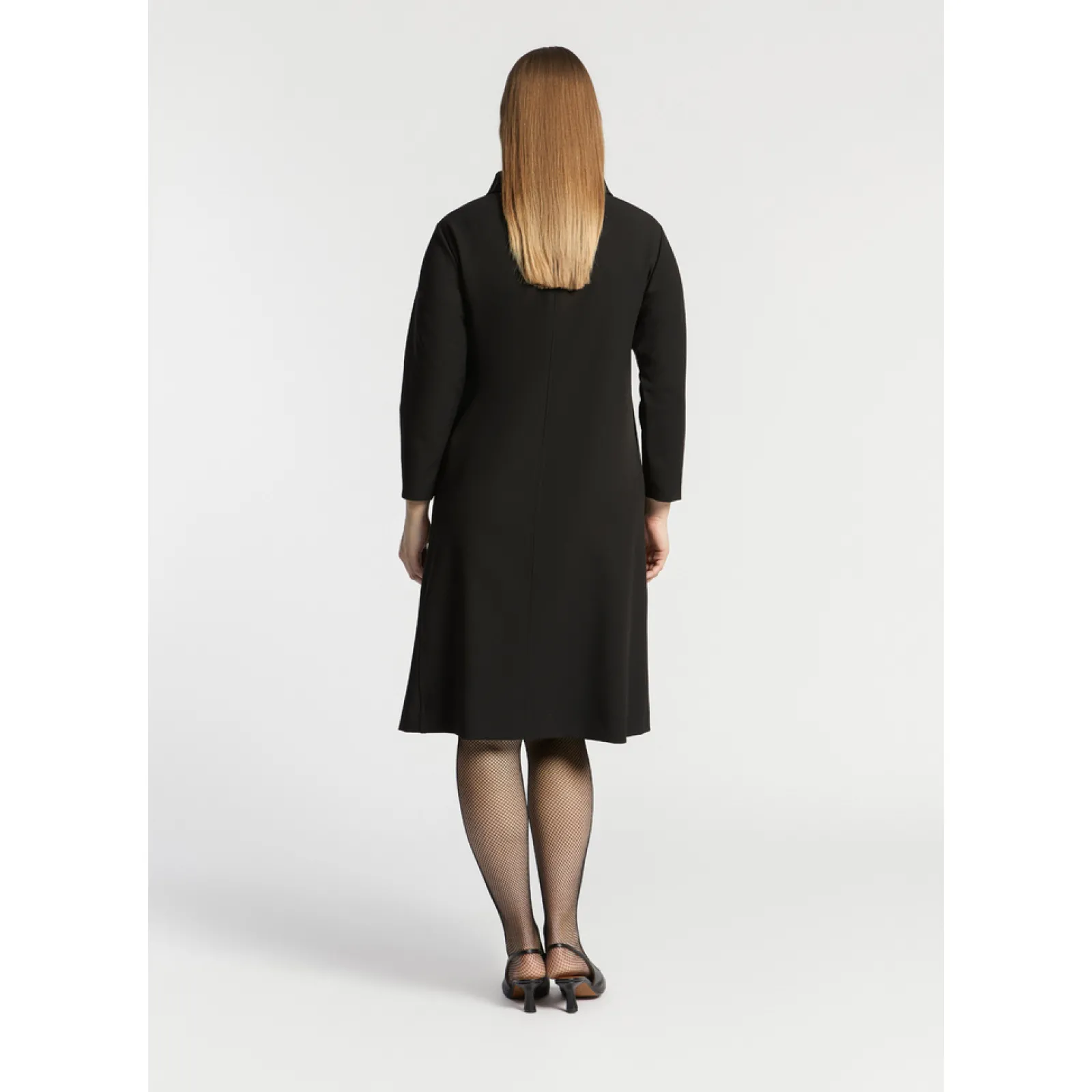 Xandres Confortable robe en crêpe-Femme Xandres Plus|Robes