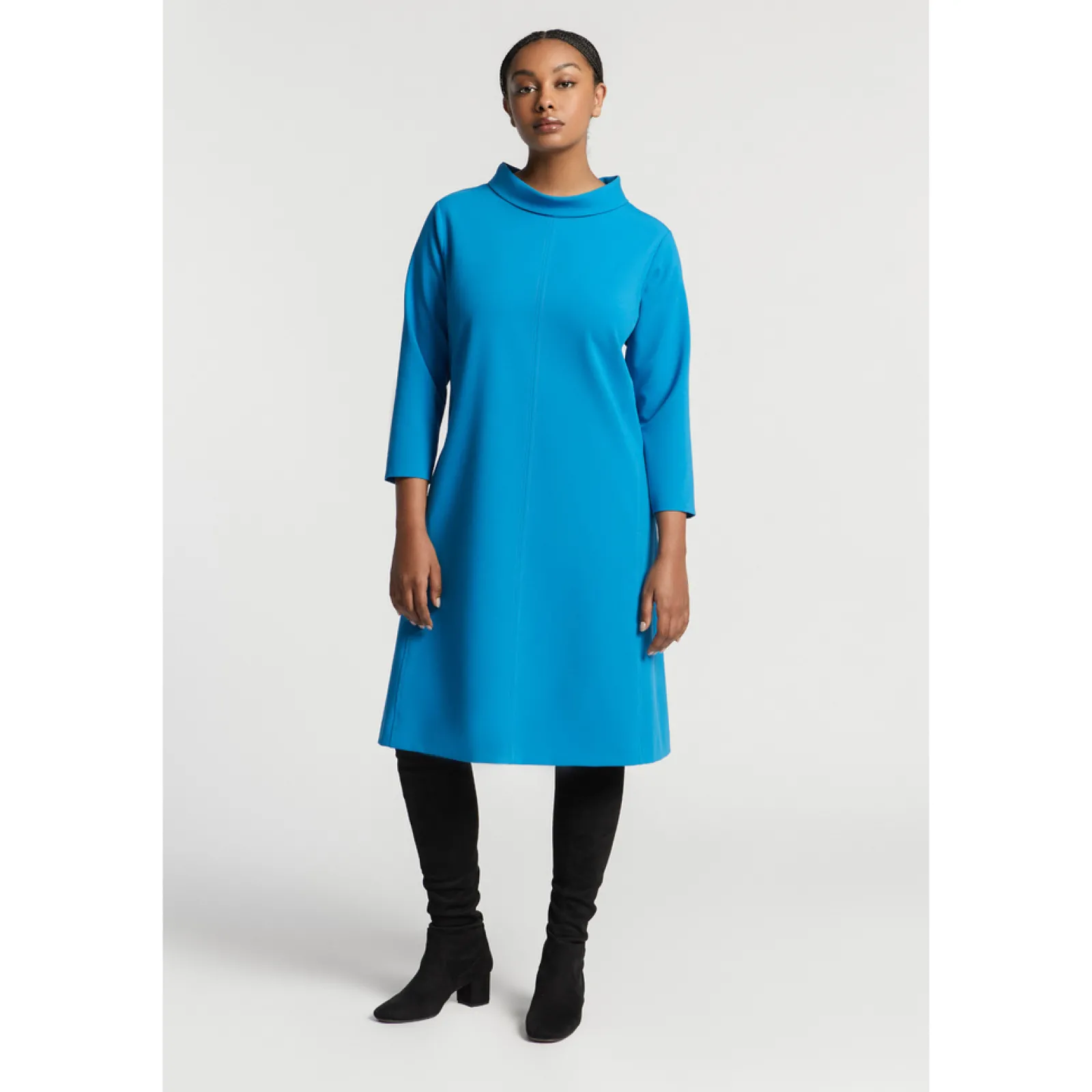 Xandres Confortable robe en crêpe-Femme Xandres Plus|Robes