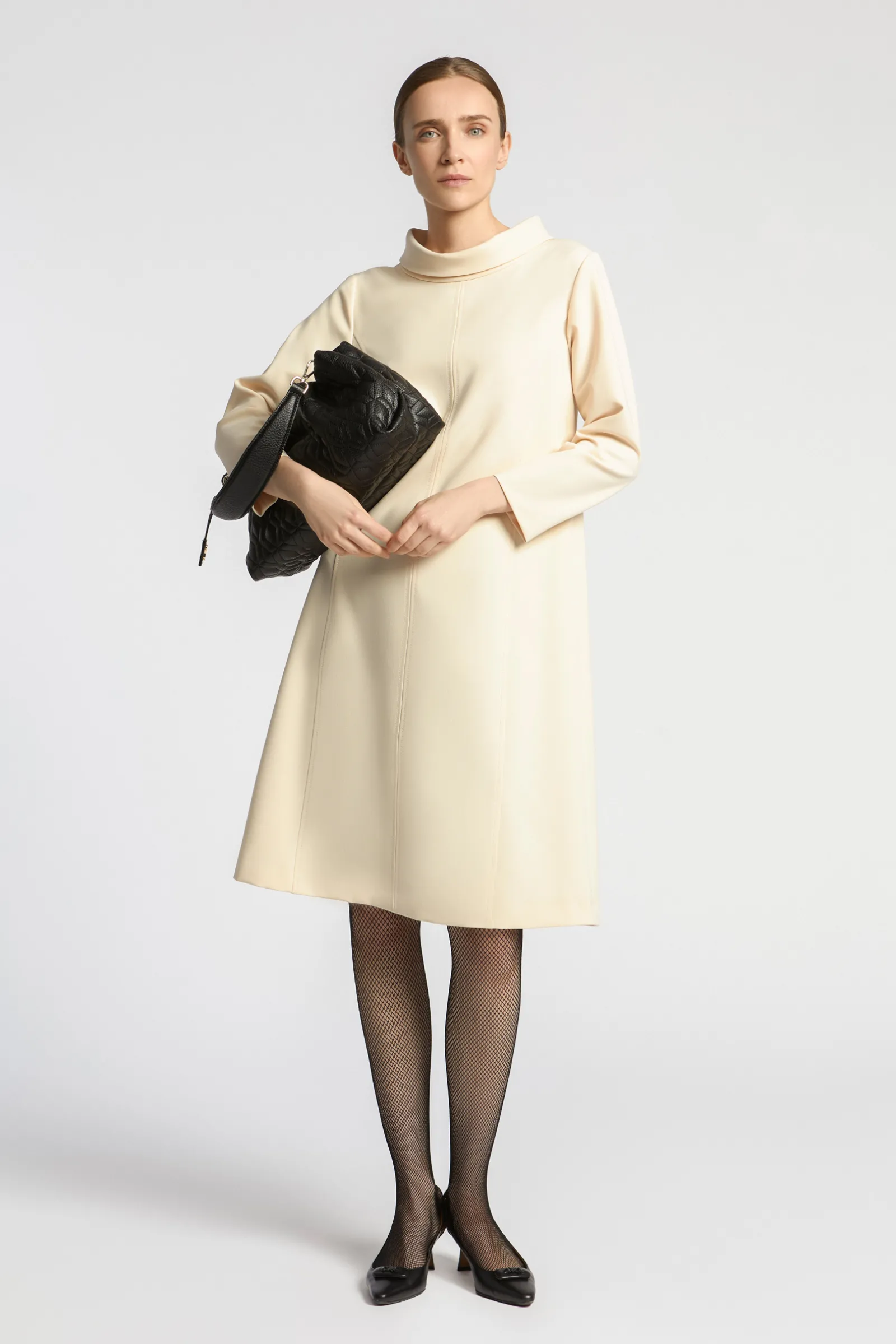 Xandres Confortable robe en crêpe-Femme Xandres Plus|Robes