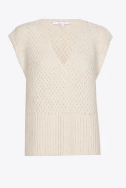 Xandres Débardeur confectionné dans un mélange de laines-Femme Pulls & Cardigans