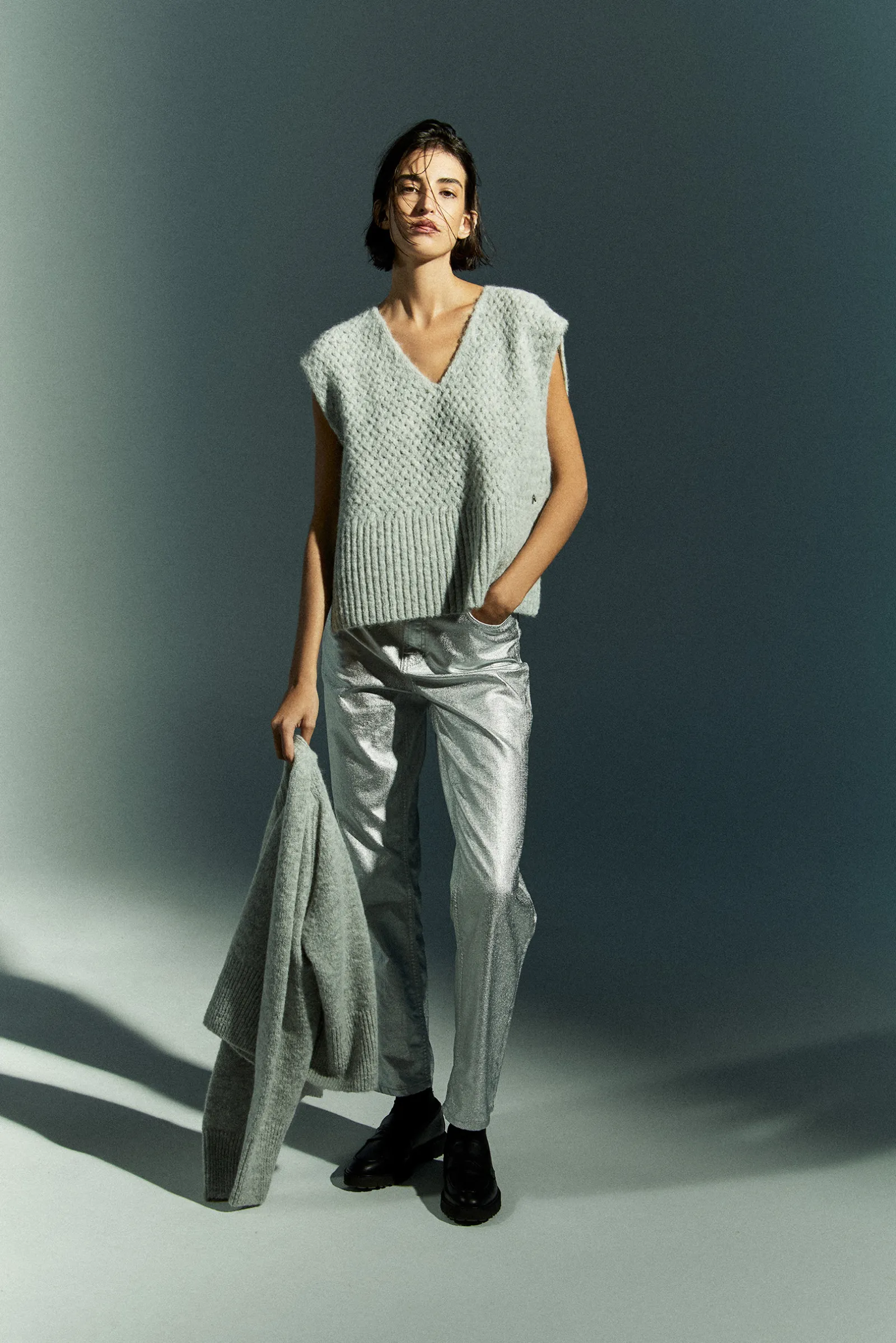 Xandres Débardeur confectionné dans un mélange de laines-Femme Pulls & Cardigans