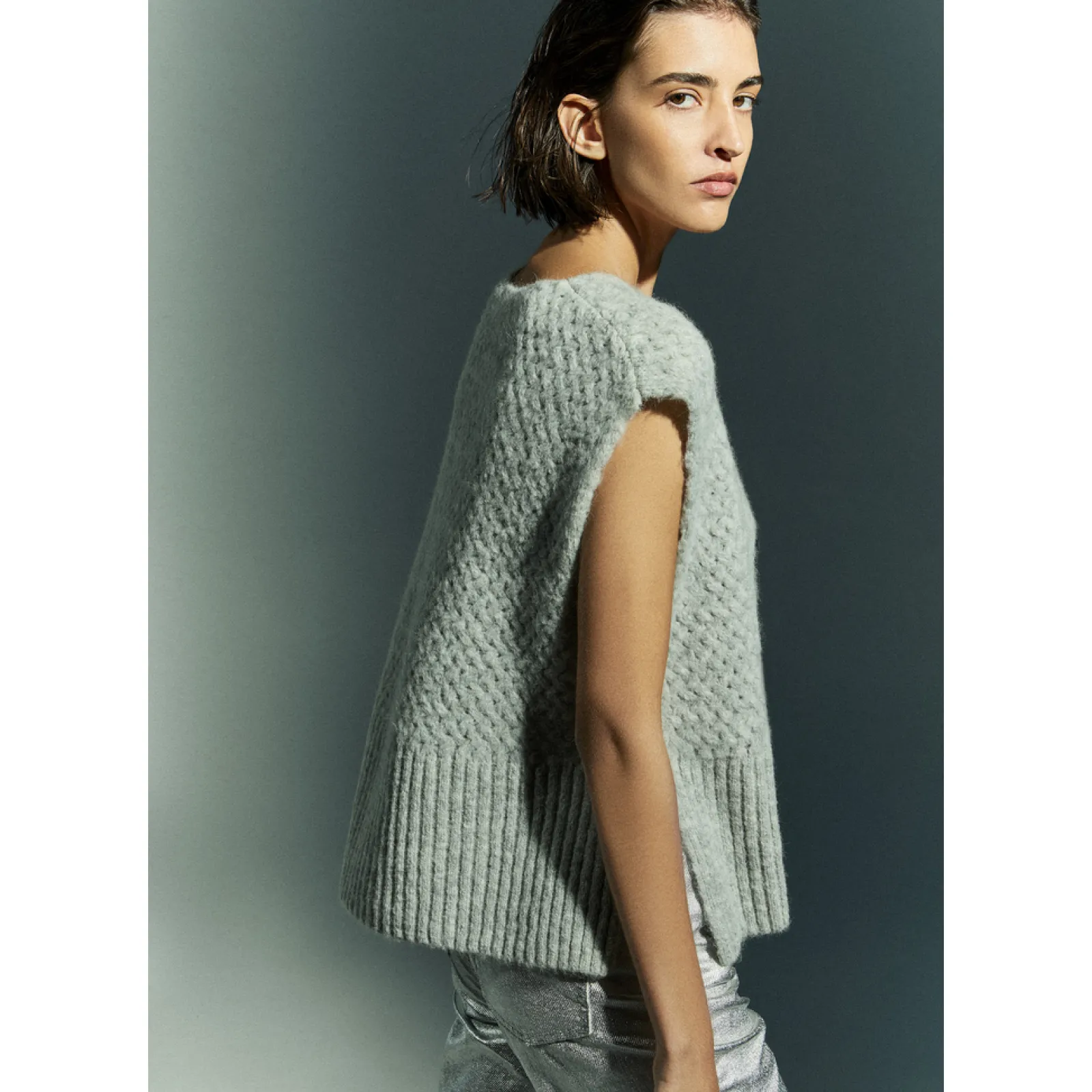 Xandres Débardeur confectionné dans un mélange de laines-Femme Pulls & Cardigans