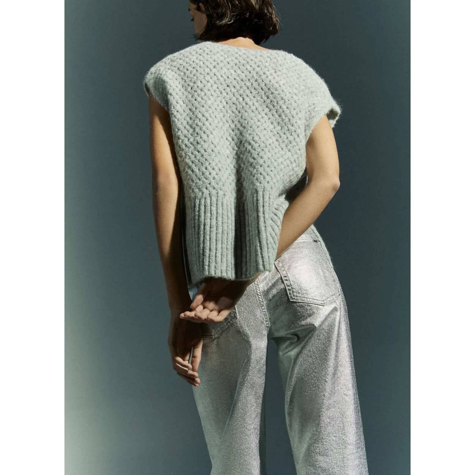 Xandres Débardeur confectionné dans un mélange de laines-Femme Pulls & Cardigans