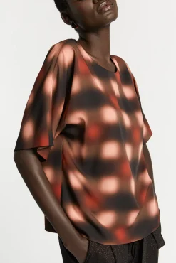 Xandres Débardeur à imprimé flou-Femme Xandres Plus|Blouses
