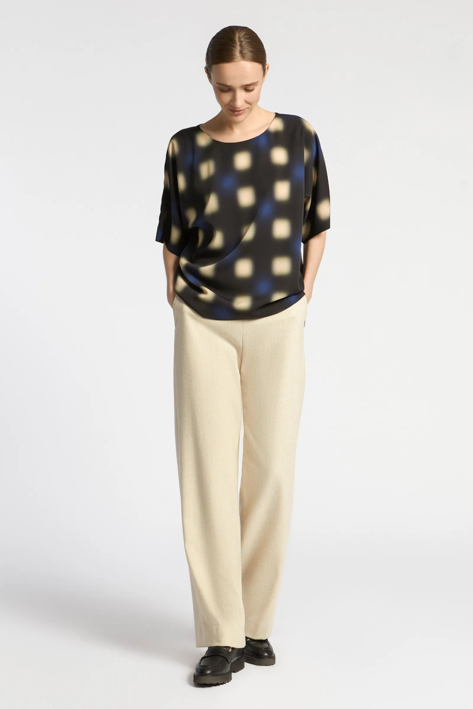 Xandres Débardeur à imprimé flou-Femme Xandres Plus|Blouses