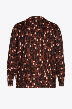 Xandres Fin gilet tissé à motif-Femme Xandres Plus|Pulls & Cardigans