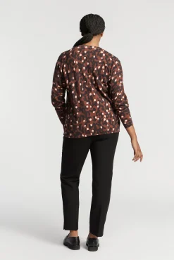 Xandres Fin gilet tissé à motif-Femme Xandres Plus|Pulls & Cardigans