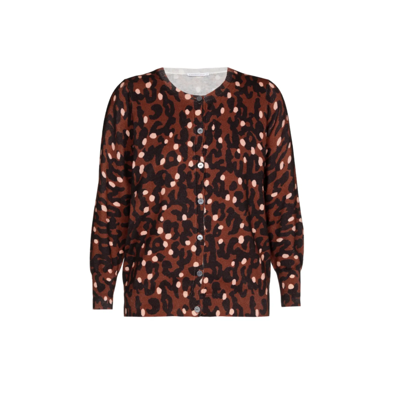 Xandres Fin gilet tissé à motif-Femme Xandres Plus|Pulls & Cardigans