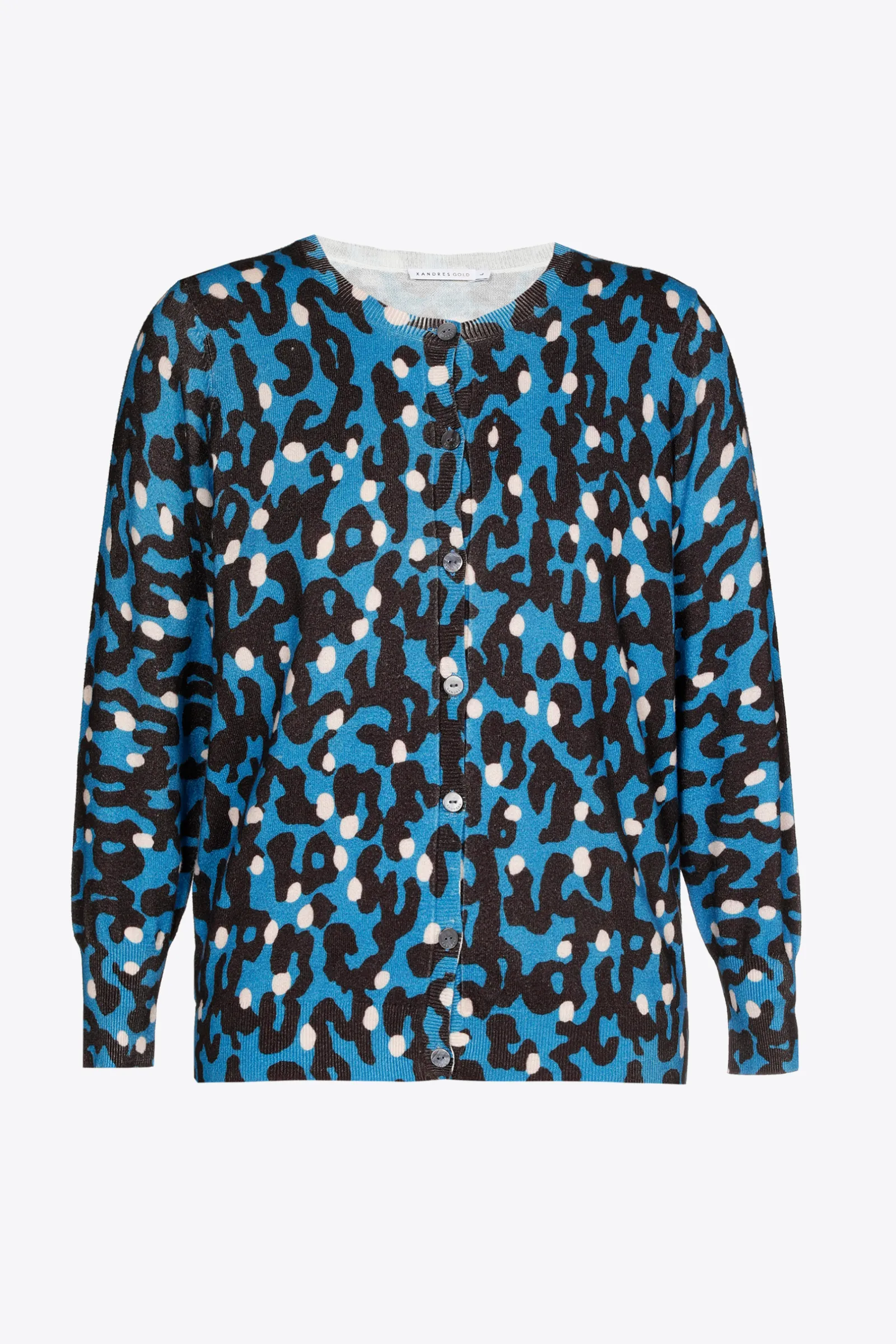Xandres Fin gilet tissé à motif-Femme Xandres Plus|Pulls & Cardigans