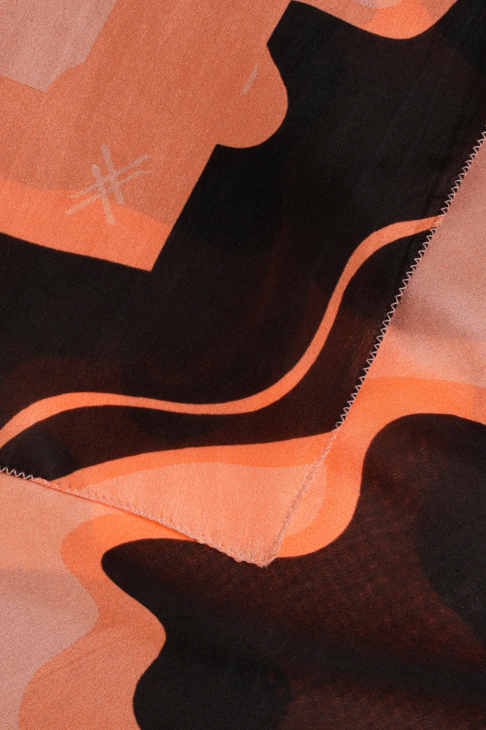 Xandres Foulard en soie à motif floral-Femme Accessoires|Echarpes