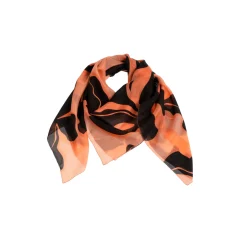 Xandres Foulard en soie à motif floral-Femme Accessoires|Echarpes