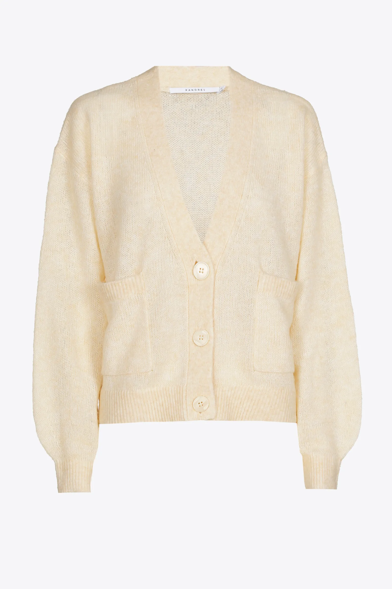 Xandres Gilet court à col en V-Femme Pulls & Cardigans