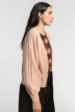 Xandres Gilet en laine surdimensionné-Femme Pulls & Cardigans