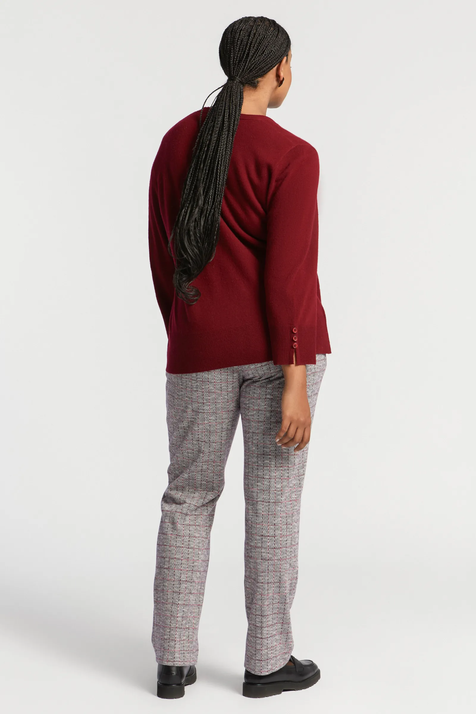 Xandres Gilet en mélange de laines fines-Femme Xandres Plus|Pulls & Cardigans