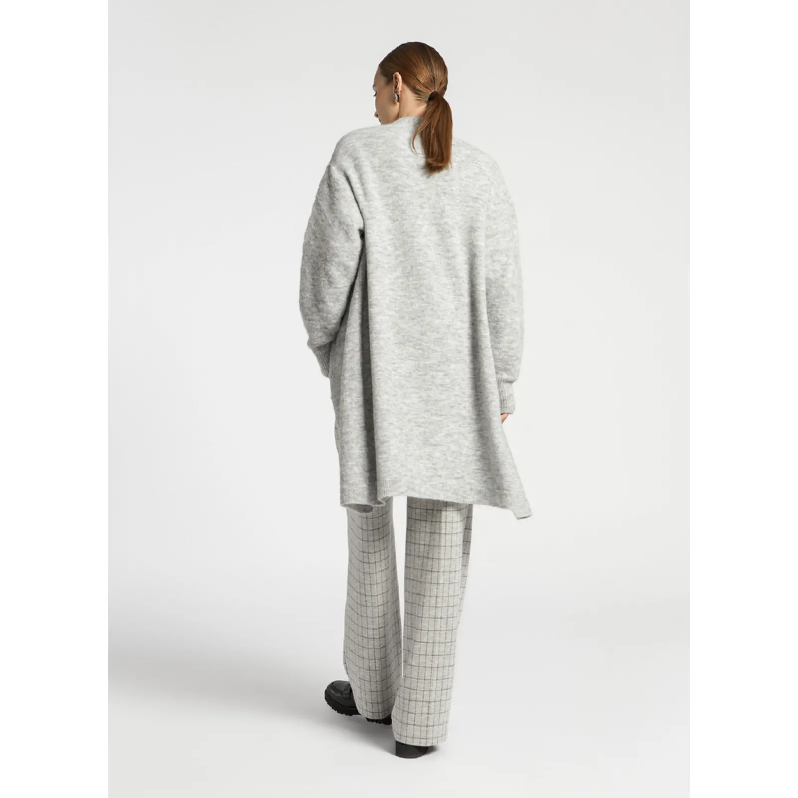 Xandres Gilet long en laine d’alpaga-Femme Xandres Plus|Pulls & Cardigans