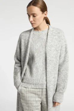 Xandres Gilet long en laine d’alpaga-Femme Xandres Plus|Pulls & Cardigans