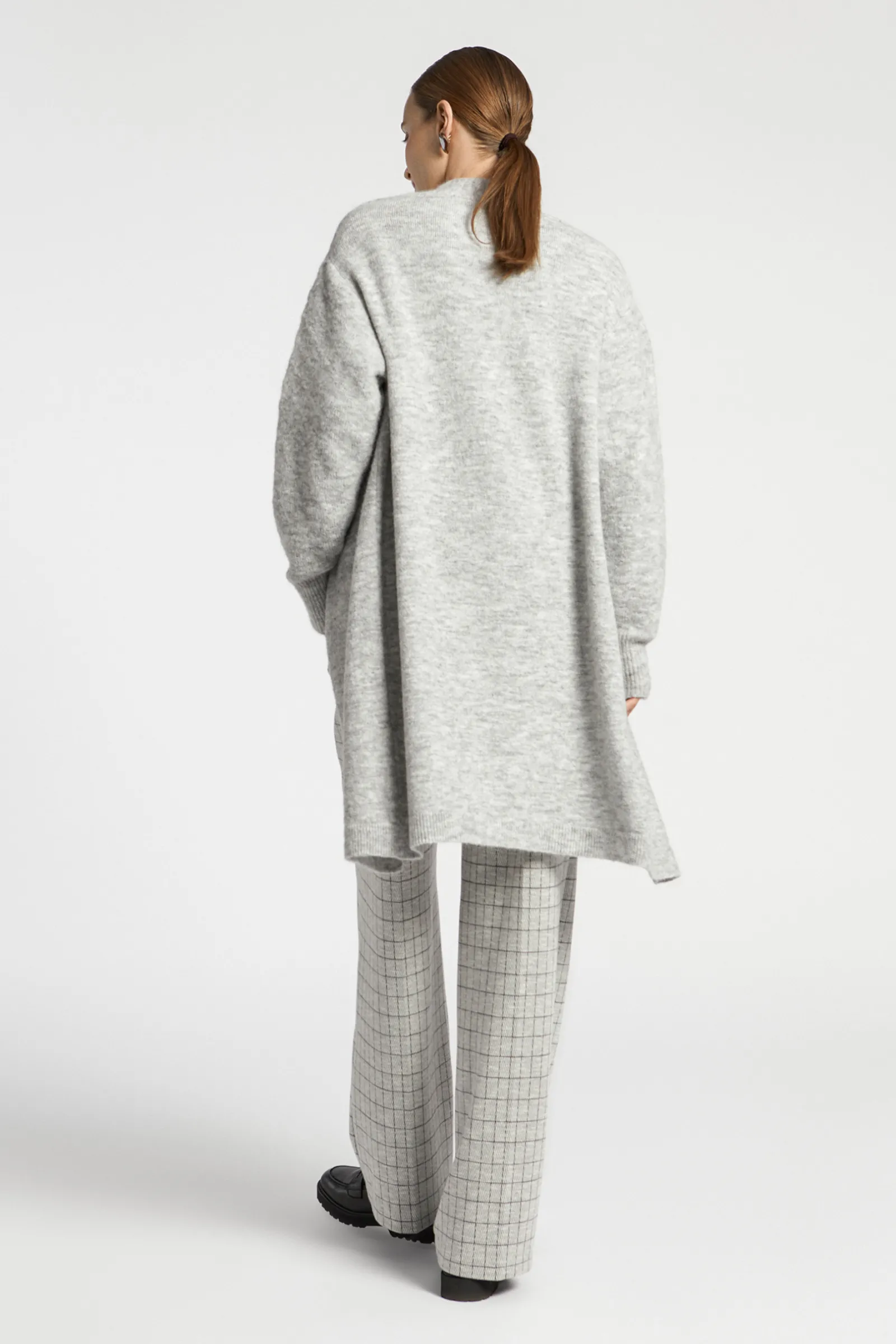 Xandres Gilet long en laine d’alpaga-Femme Xandres Plus|Pulls & Cardigans