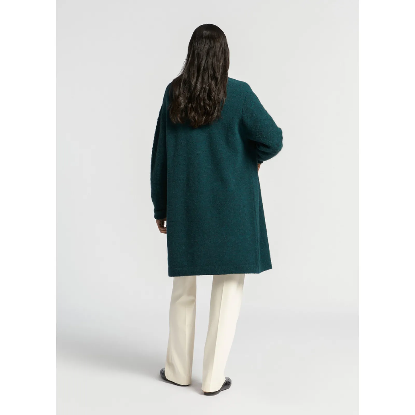 Xandres Gilet long en laine d’alpaga-Femme Xandres Plus|Pulls & Cardigans