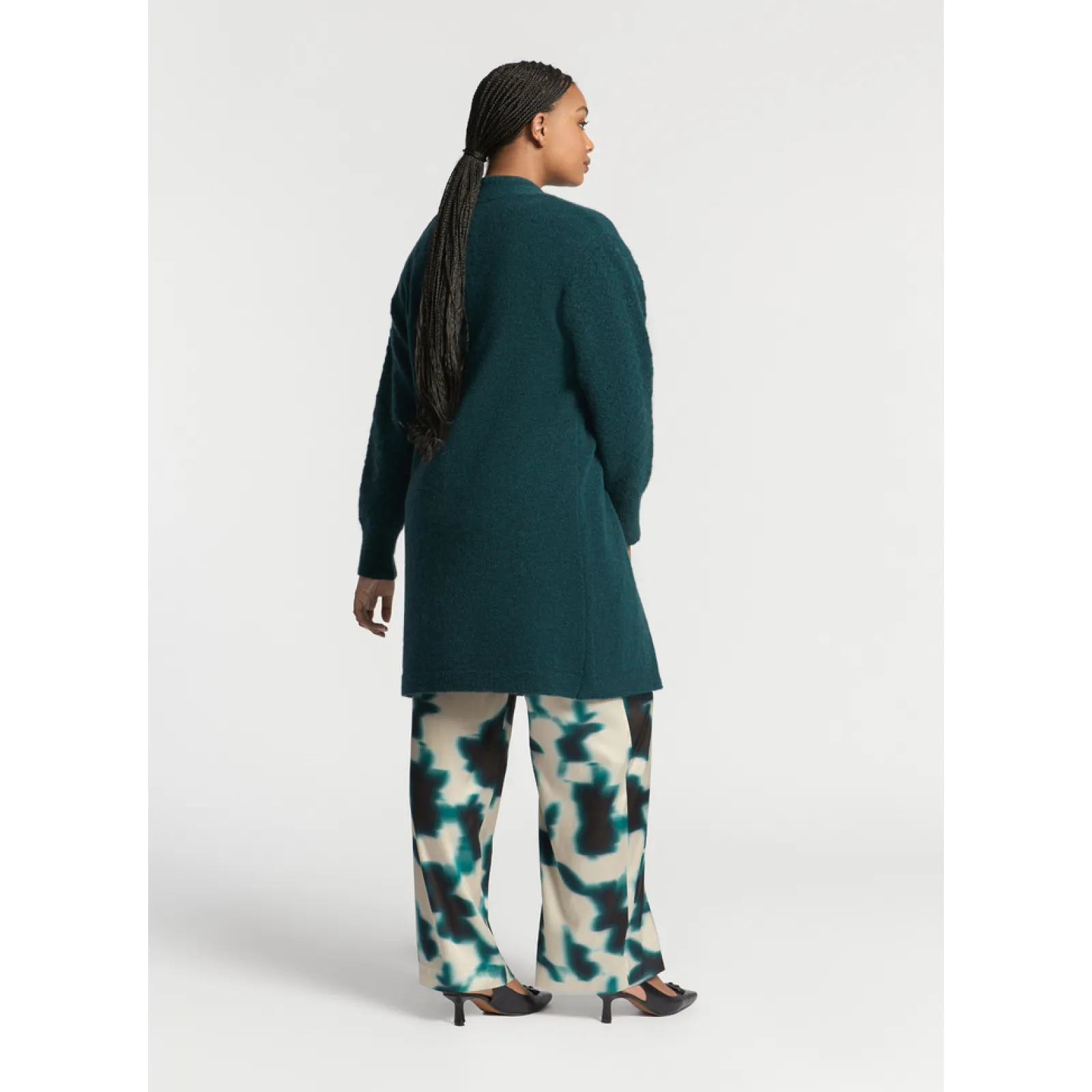 Xandres Gilet long en laine d’alpaga-Femme Xandres Plus|Pulls & Cardigans