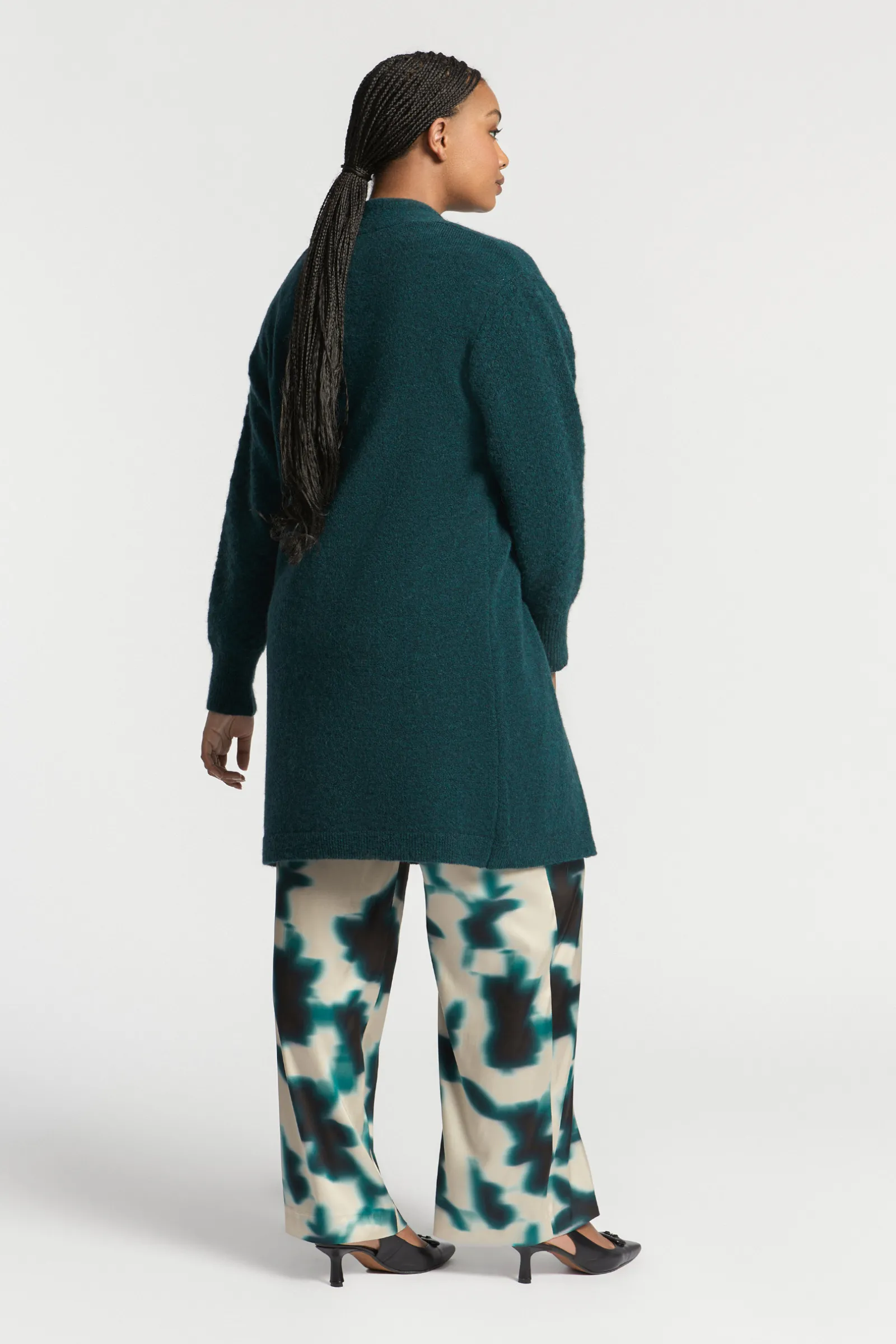 Xandres Gilet long en laine d’alpaga-Femme Xandres Plus|Pulls & Cardigans