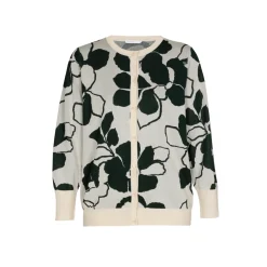 Xandres Gilet à motif floral en jacquard-Femme Xandres Plus|Pulls & Cardigans