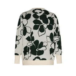 Xandres Gilet à motif floral en jacquard-Femme Xandres Plus|Pulls & Cardigans