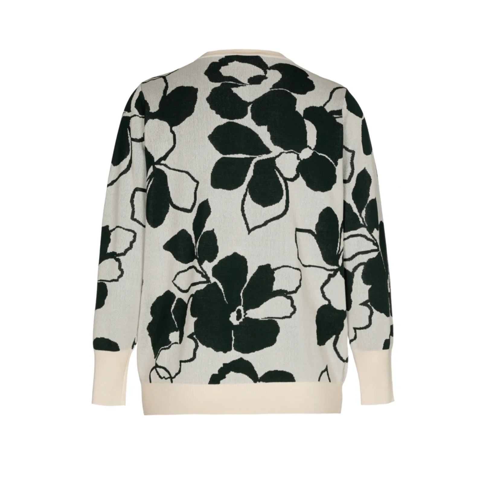 Xandres Gilet à motif floral en jacquard-Femme Xandres Plus|Pulls & Cardigans