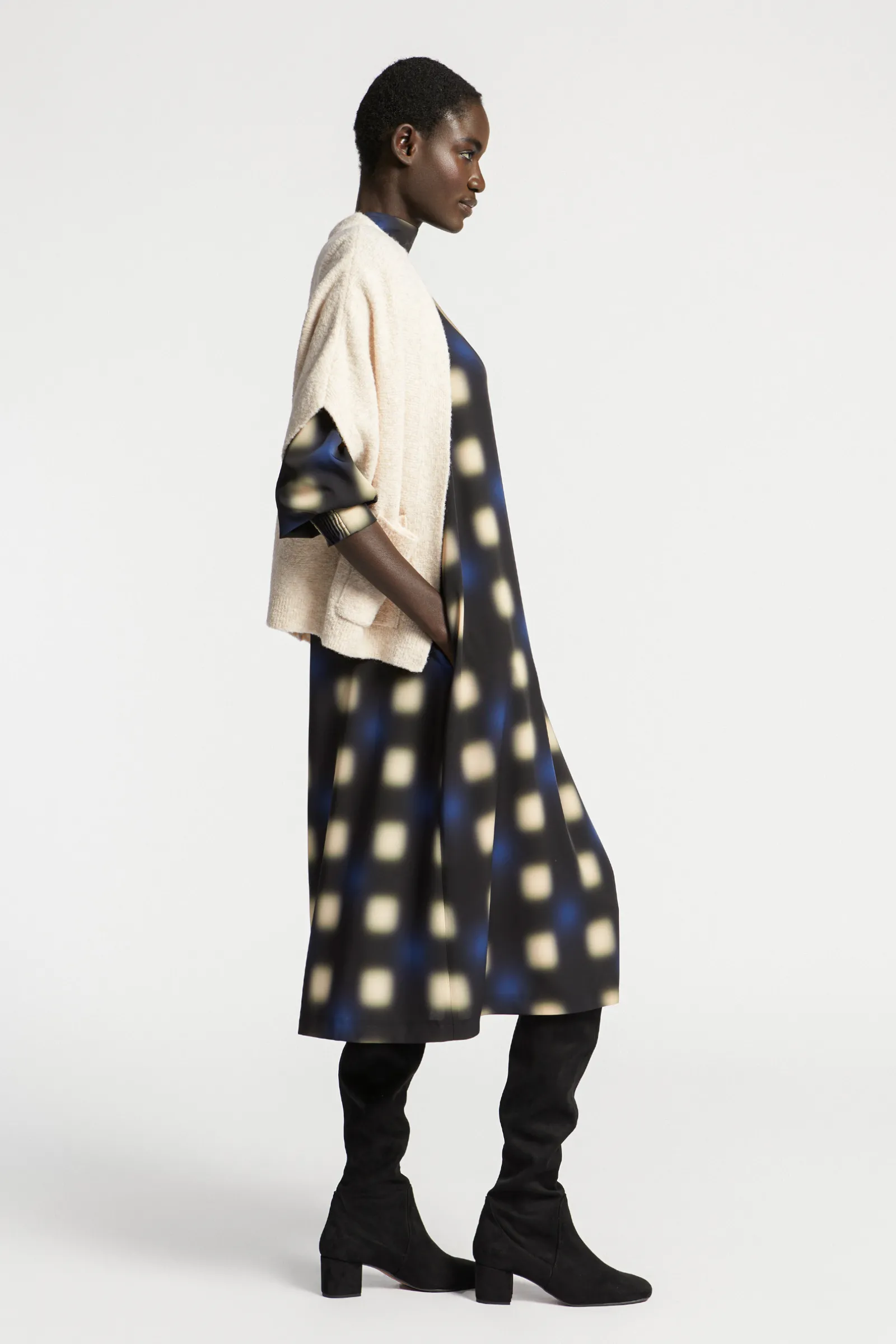 Xandres Gilet à épaules tombantes-Femme Xandres Plus