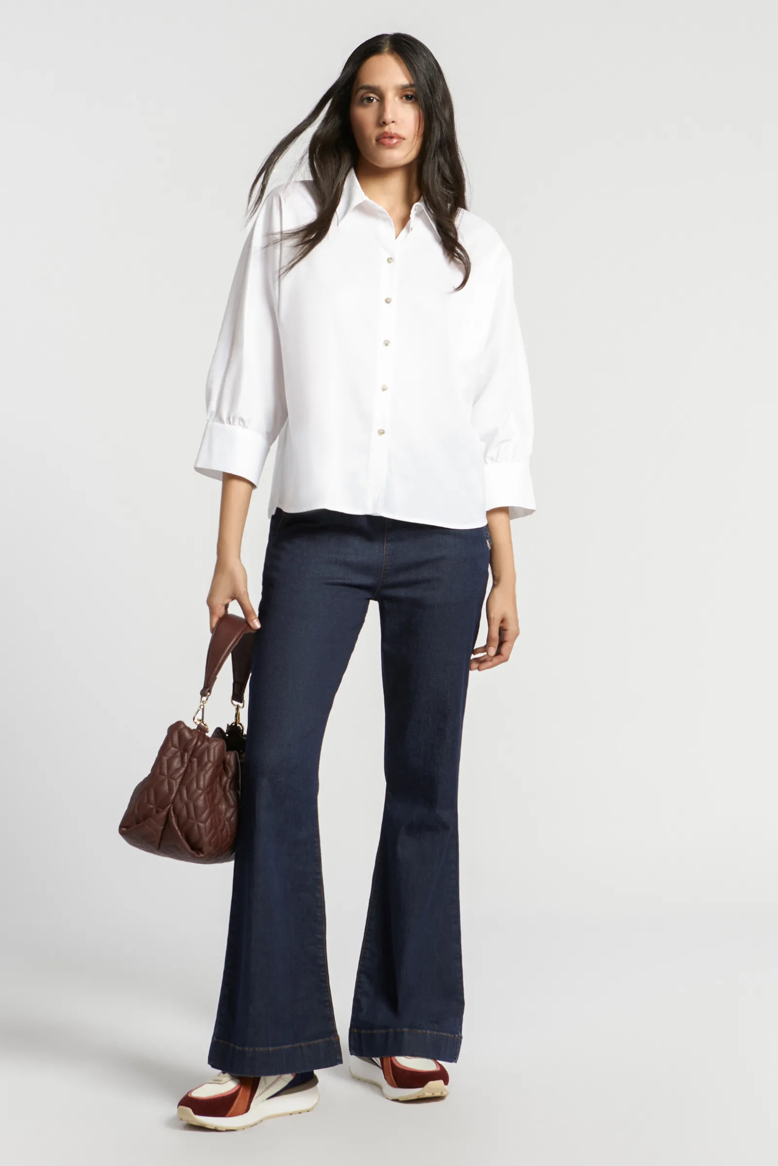 Xandres Jean à jambes larges-Femme Pantalons