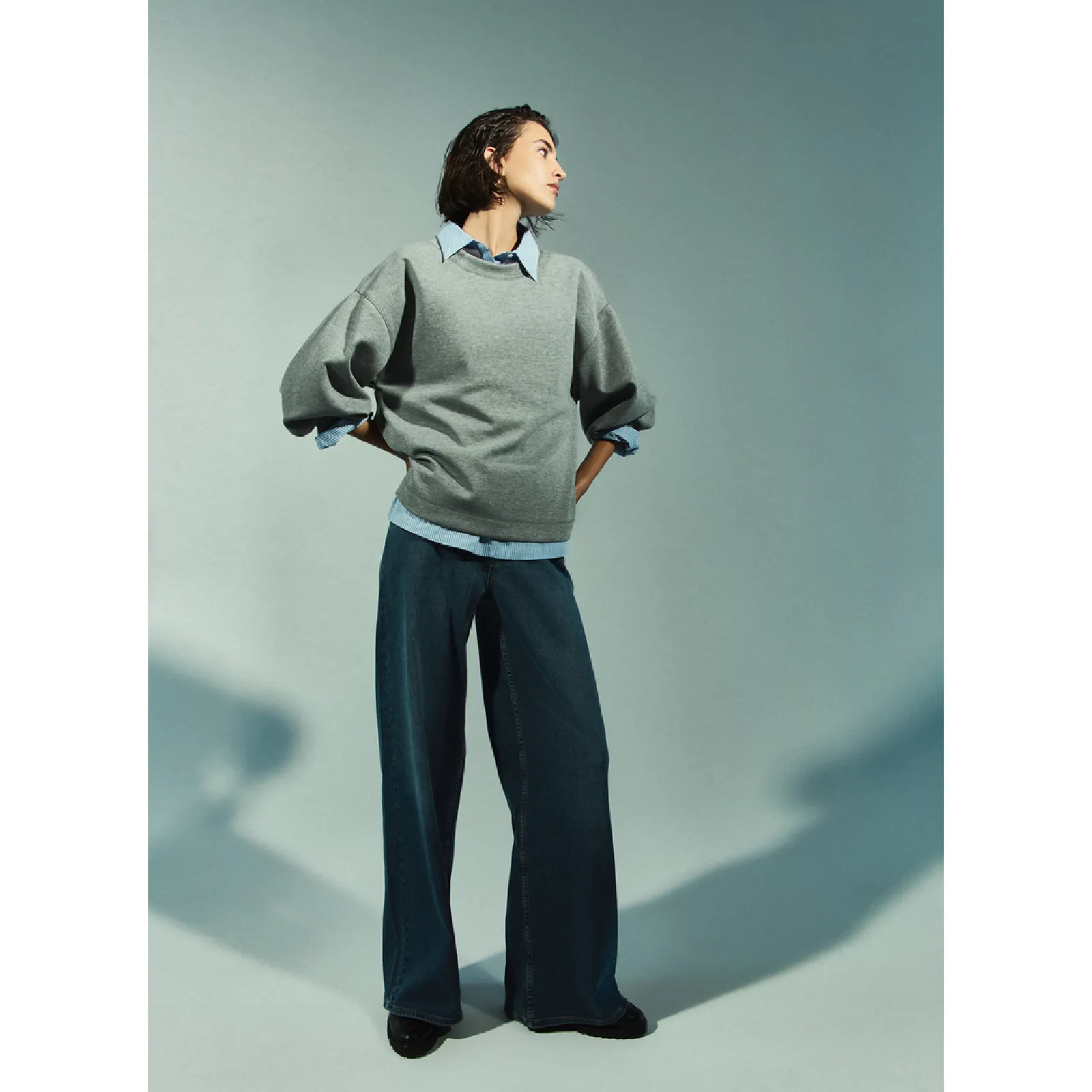 Xandres Jean à jambes larges-Femme Pantalons