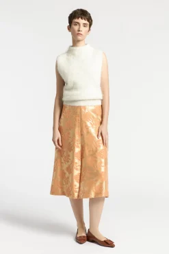 Xandres Jupe en jacquard à imprimé floral-Femme Xandres Plus|Jupes