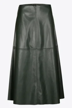 Xandres Jupe en ligne A en faux cuir-Femme Jupes