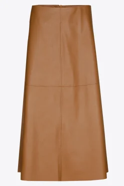 Xandres Jupe en ligne A en faux cuir-Femme Jupes