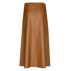 Xandres Jupe en ligne A en faux cuir-Femme Jupes