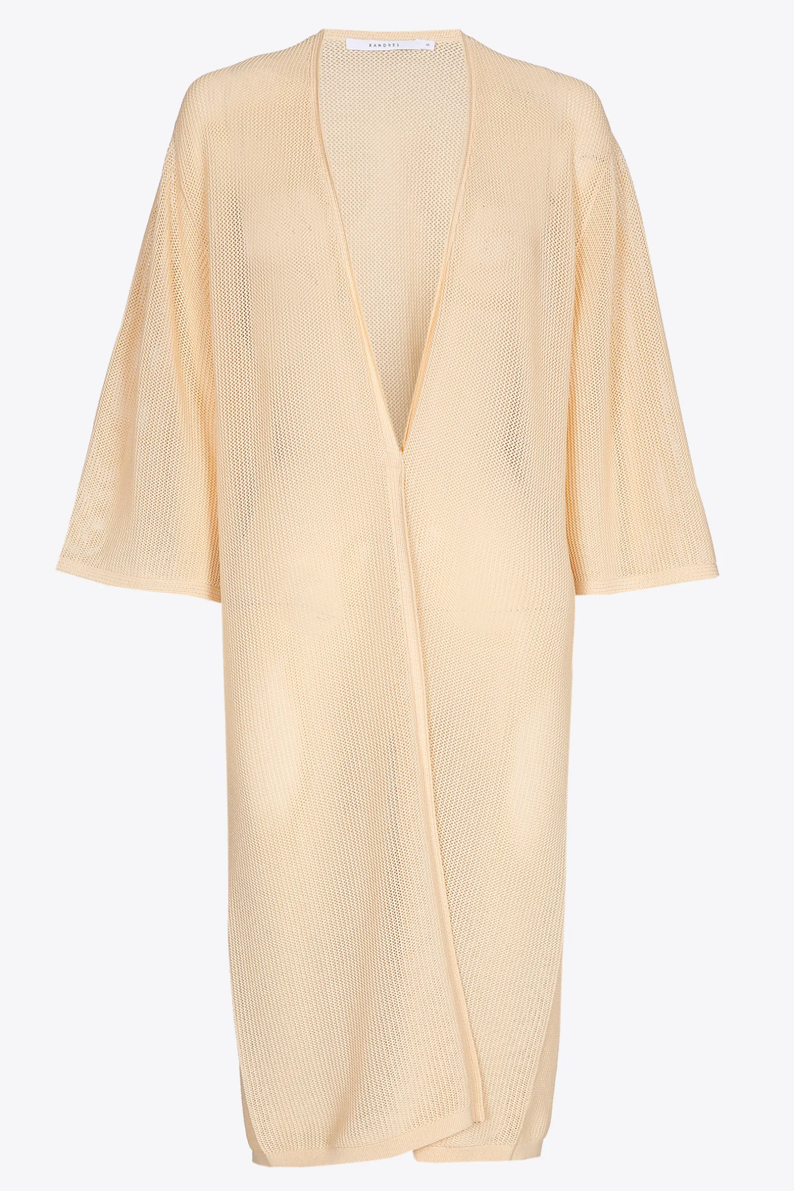 Xandres Long gilet en viscose Ecovero-Femme Xandres Plus|Pulls & Cardigans
