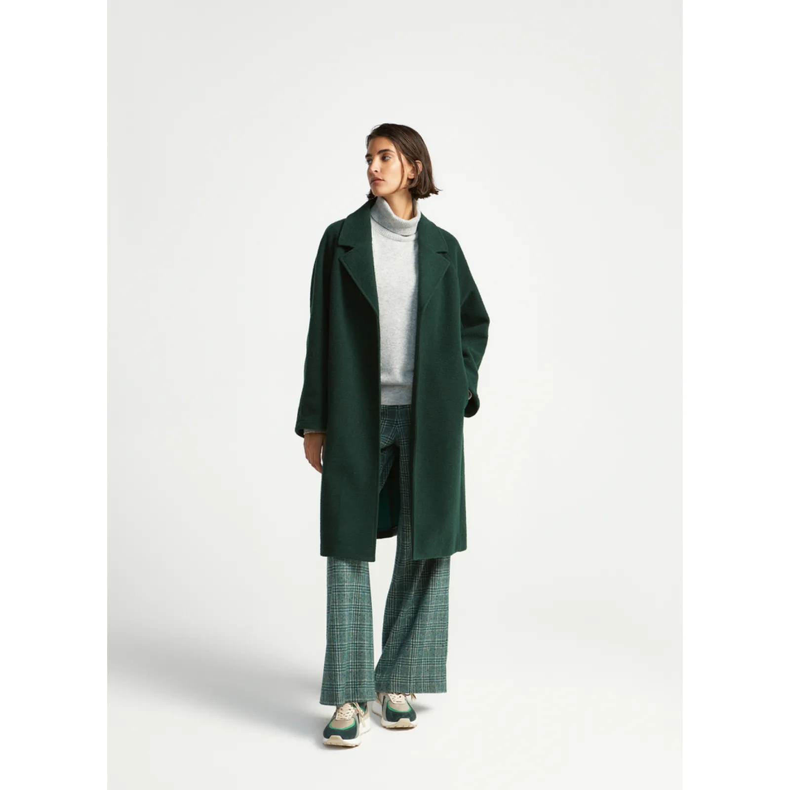 Xandres Manteau long en laine-Femme Xandres Plus|Manteaux & Vestes