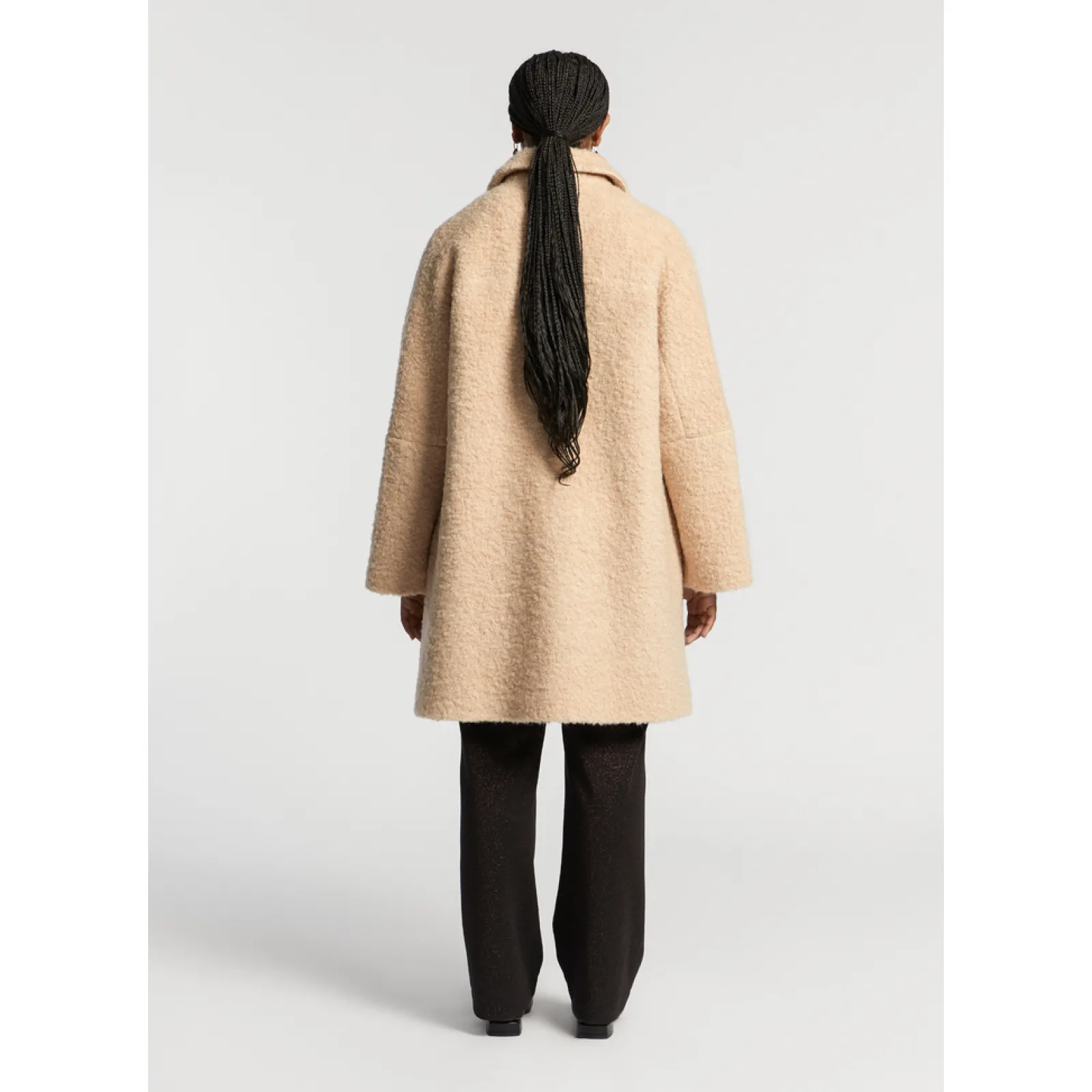 Xandres Manteau long en tissu bouclé-Femme Xandres Plus|Manteaux & Vestes