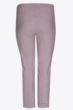 Xandres Pantalon avec fin motif à carreaux-Femme Xandres Plus|Pantalons