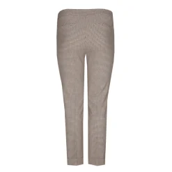 Xandres Pantalon avec fin motif à carreaux-Femme Xandres Plus|Pantalons